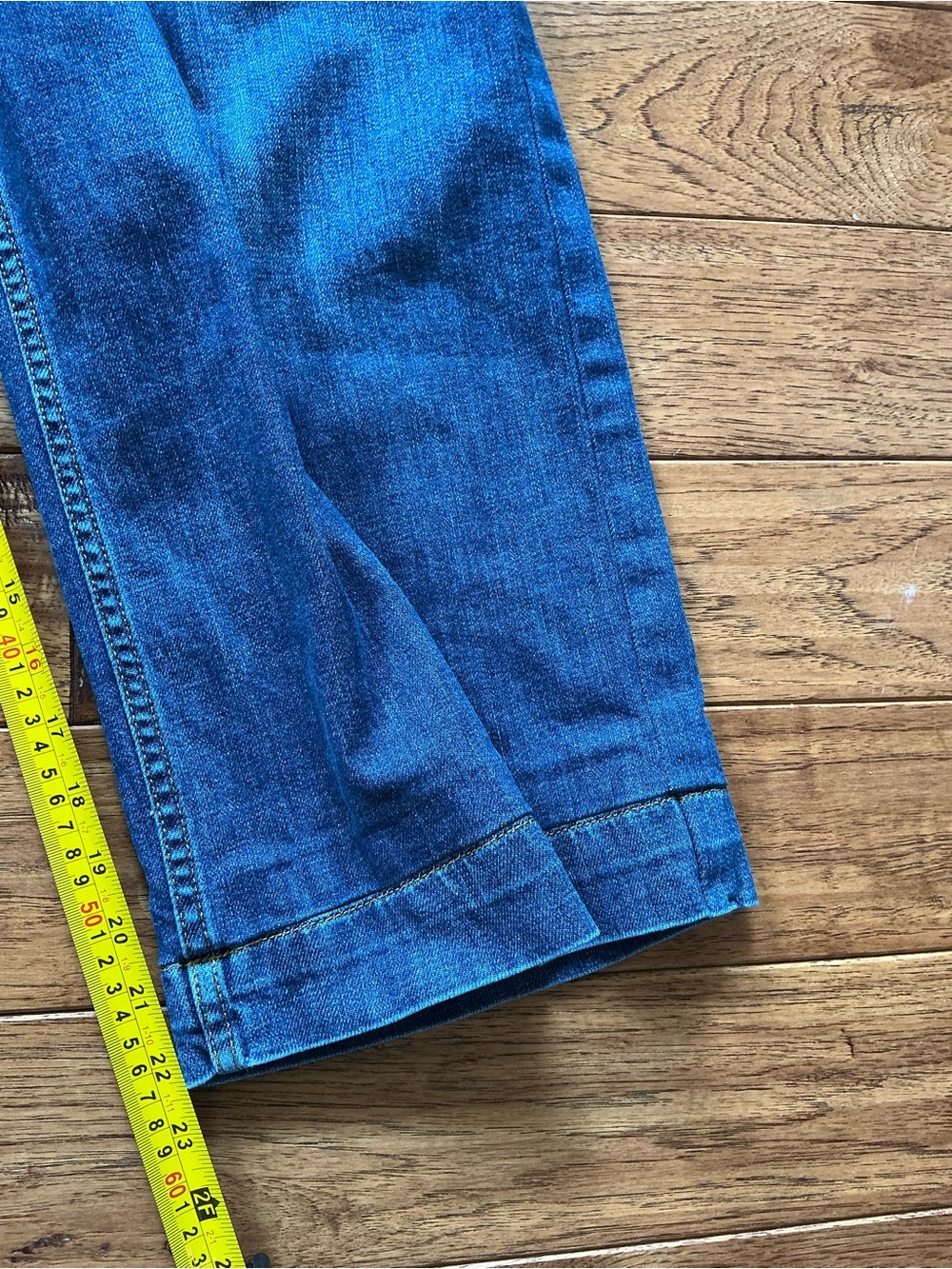 Anthropologie Maeve The Colette Cropped Wide Leg Jean, size 31 - Picture 3 of 6